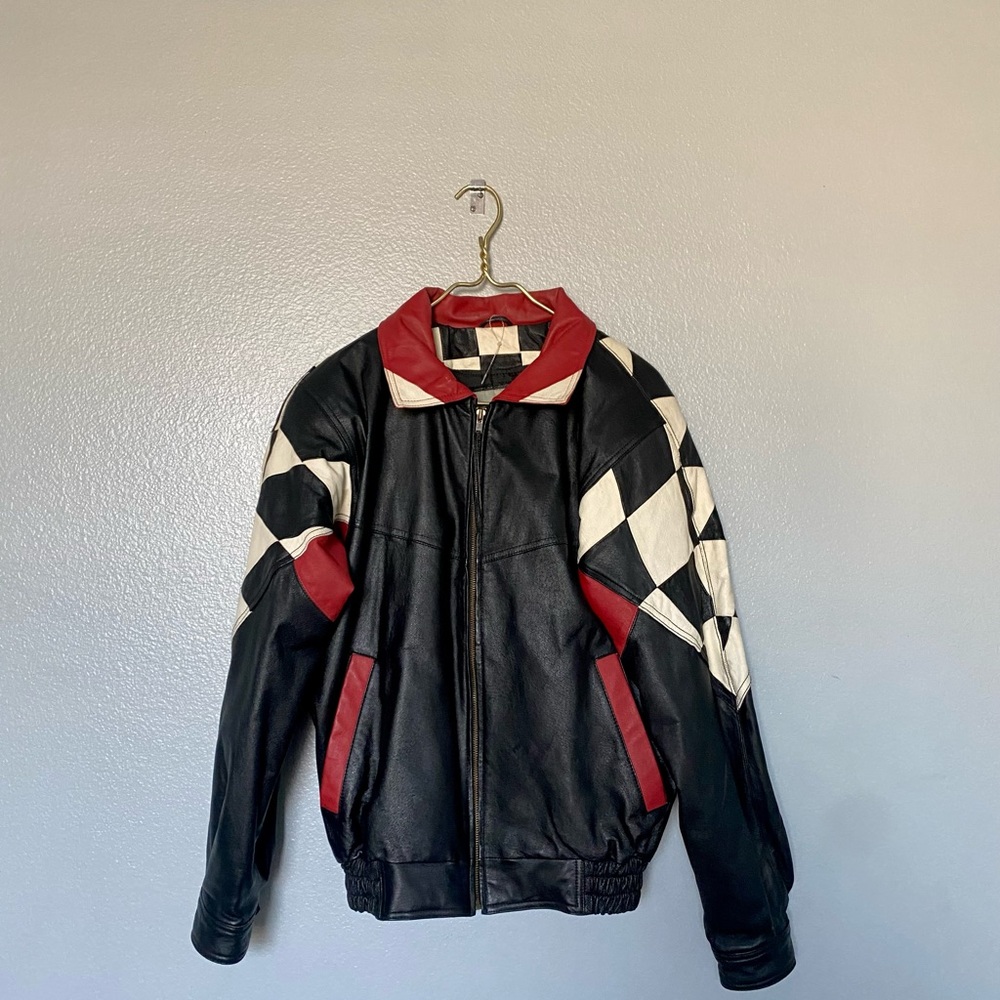VINTAGE BURKS BAY LEATHER JACKET